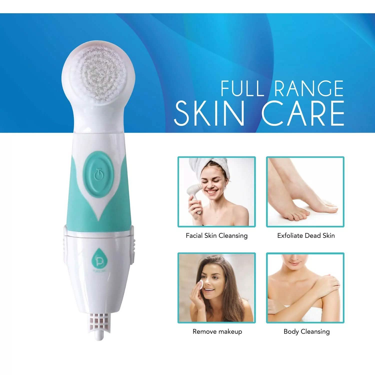 Pursonic Facial and Body 360° Cleansing Brush DailySale
