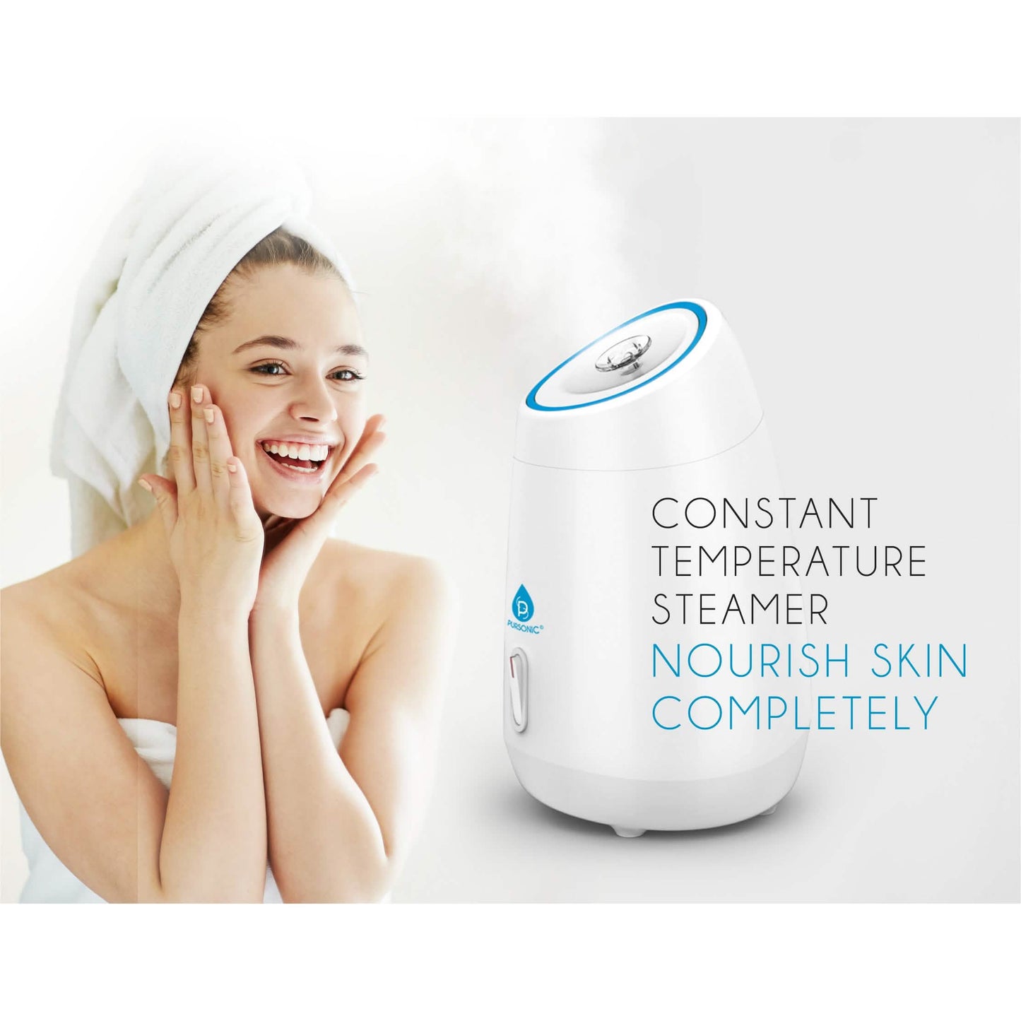 Pursonic Facial Steamer Hot Mist Moisturizing Spa DailySale