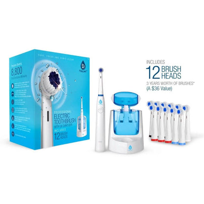 Pursonic RET200 Electric Toothbrush - 12 Brush Heads included DailySale