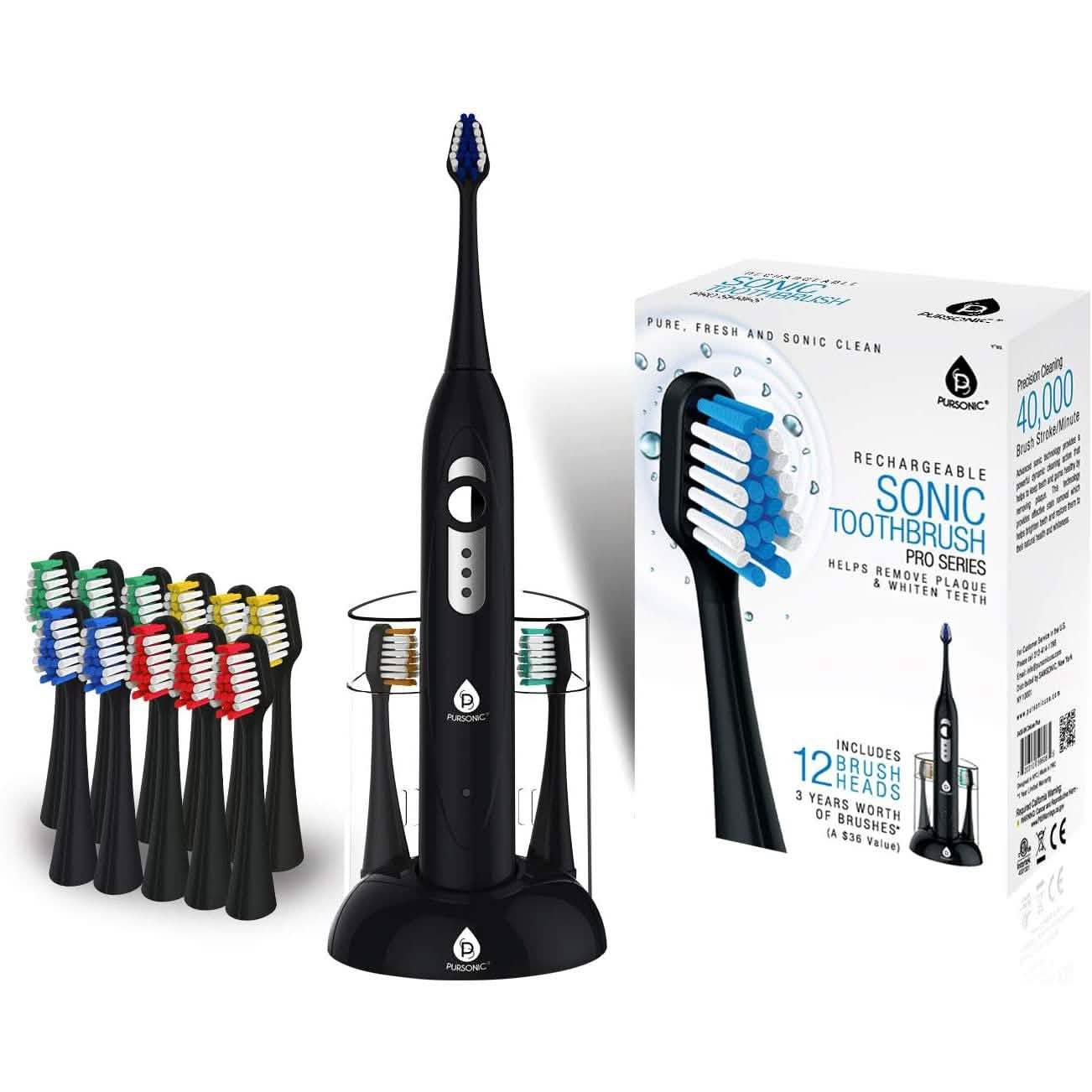 Pursonic S430 Smart Series Electronic Power Rechargeable Sonic Toothbrush DailySale