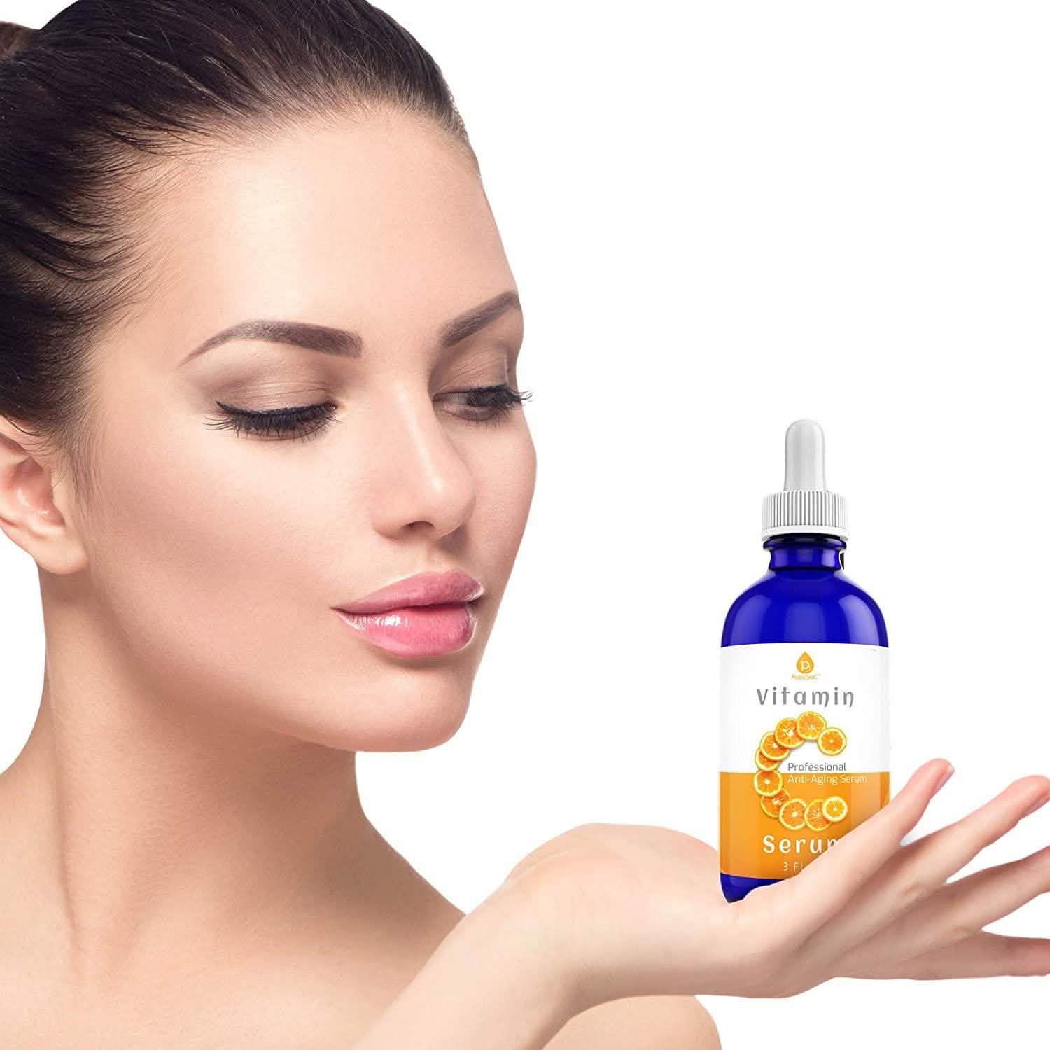 Pursonic Vitamin C Best Organic Anti-Aging Moisturizer Serum DailySale