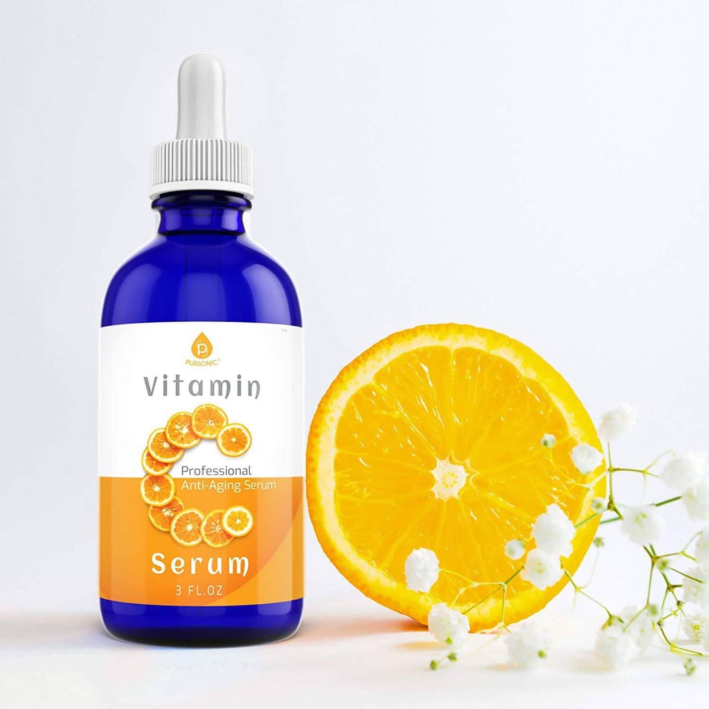 Pursonic Vitamin C Best Organic Anti-Aging Moisturizer Serum DailySale