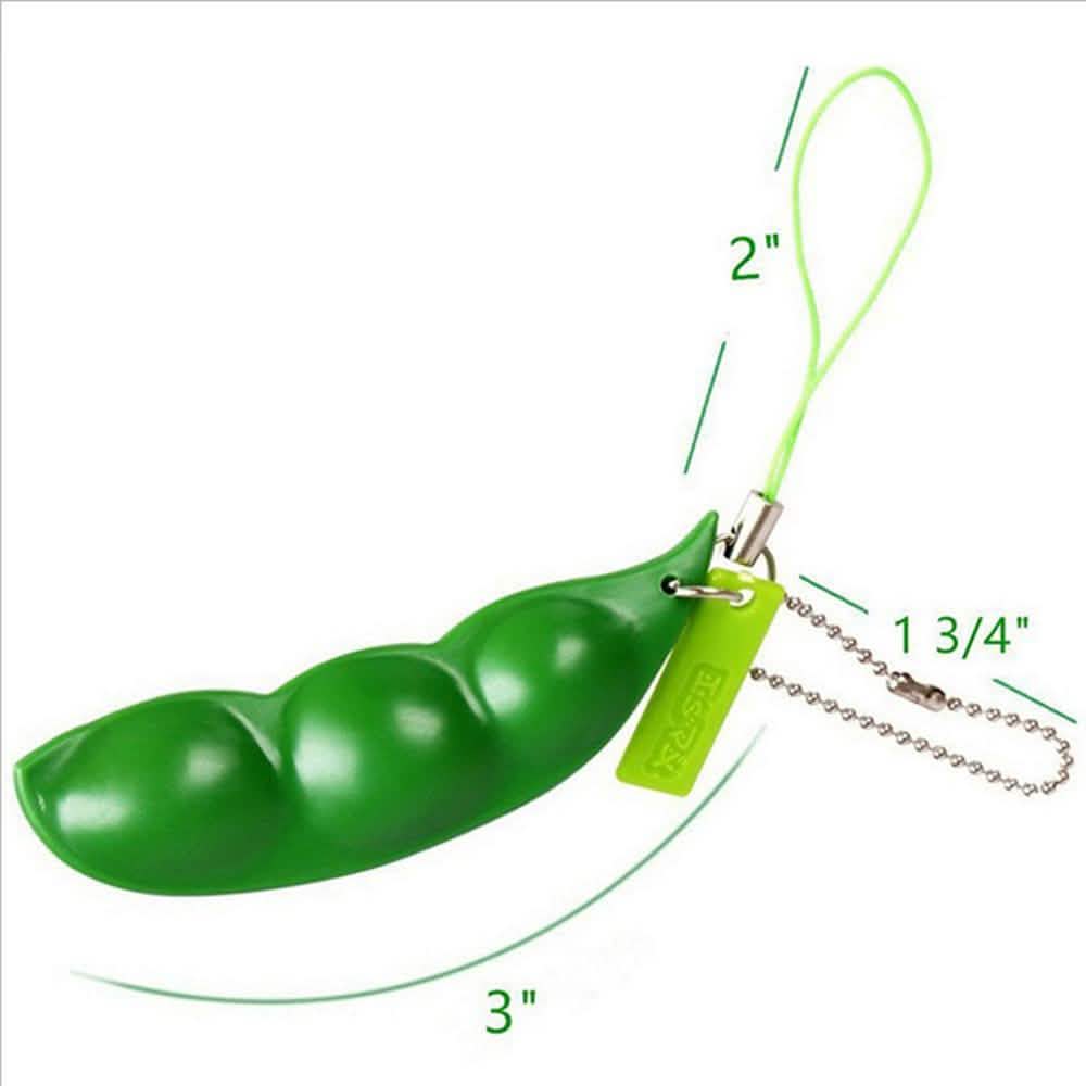 Push Pea Squeezing Keychain DailySale