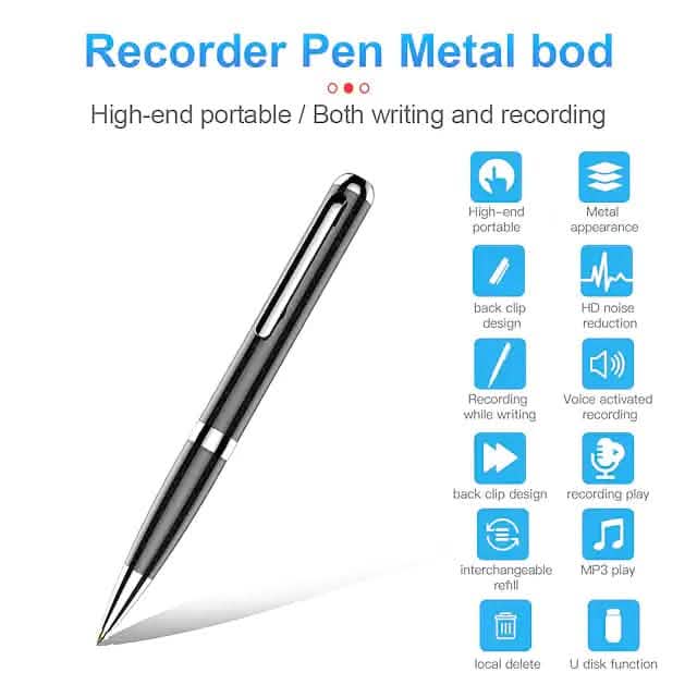 Q96 Portable Digital Pen Voice-to-text Writing Audio Recorder DailySale