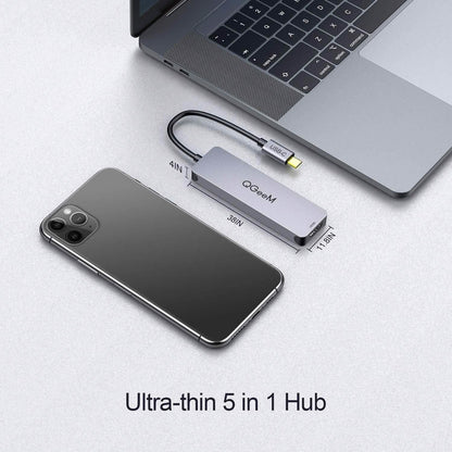 QGeeM 5-in-1 USB C to HDMI Adapter with 4K HDMI Output DailySale