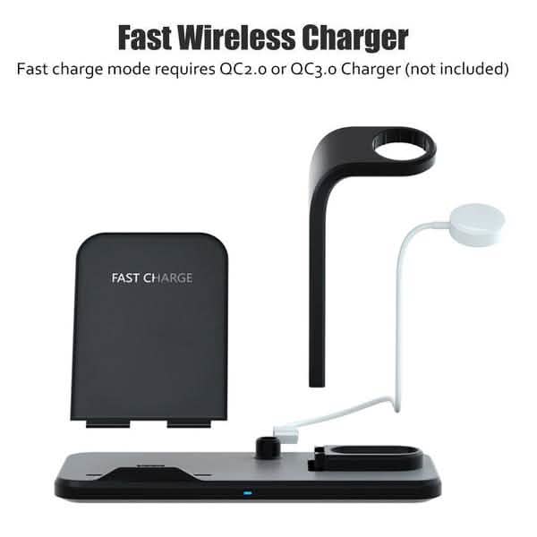 Qi 10W Fast Phone Wireless Charging Stand DailySale