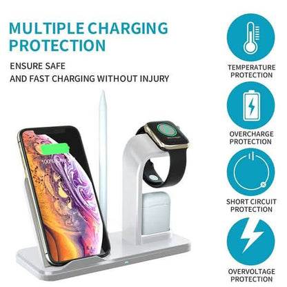 Qi 10W Fast Phone Wireless Charging Stand DailySale
