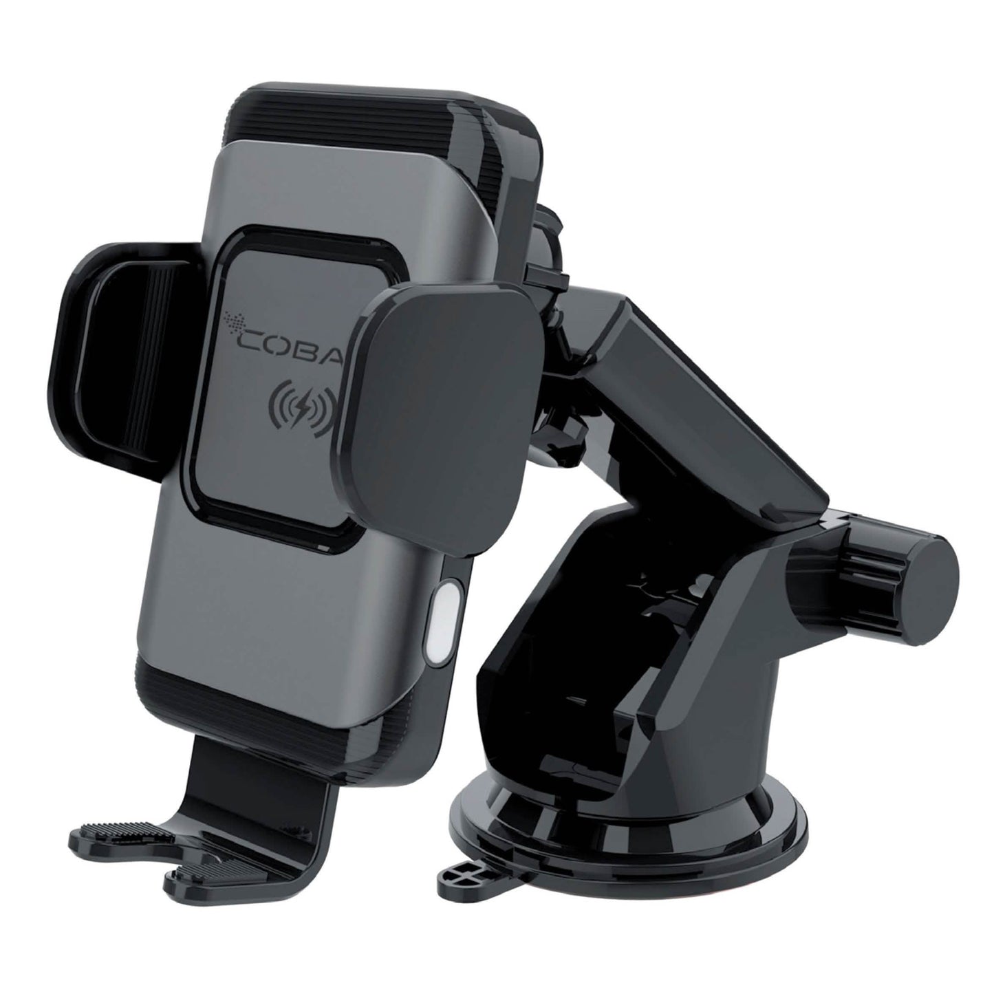 QI Certified Wireless Charging Windshield Dash Cradle Mount 10W with Auto Sensor Grips DailySale