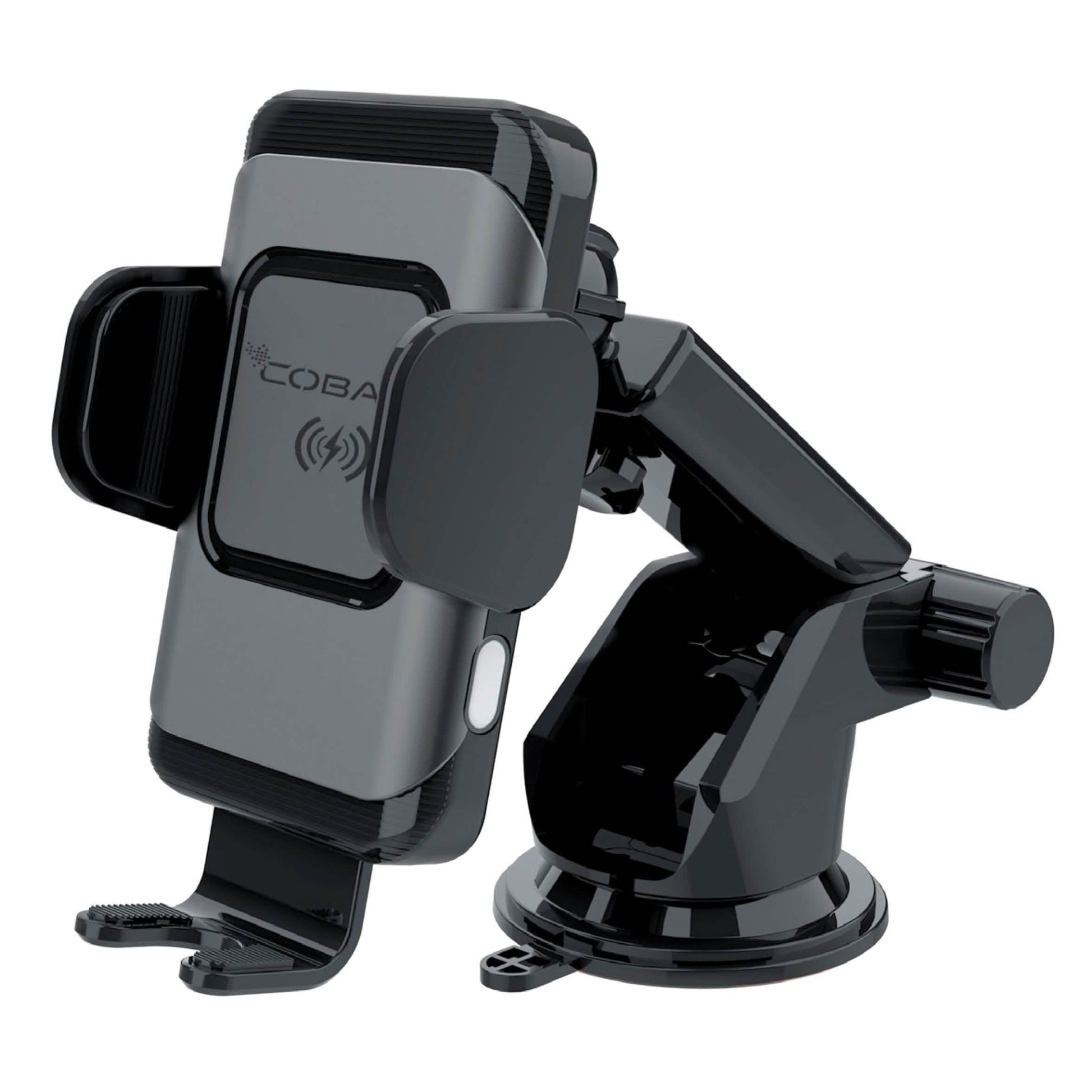 QI Certified Wireless Charging Windshield Dash Cradle Mount 10W with Auto Sensor Grips DailySale