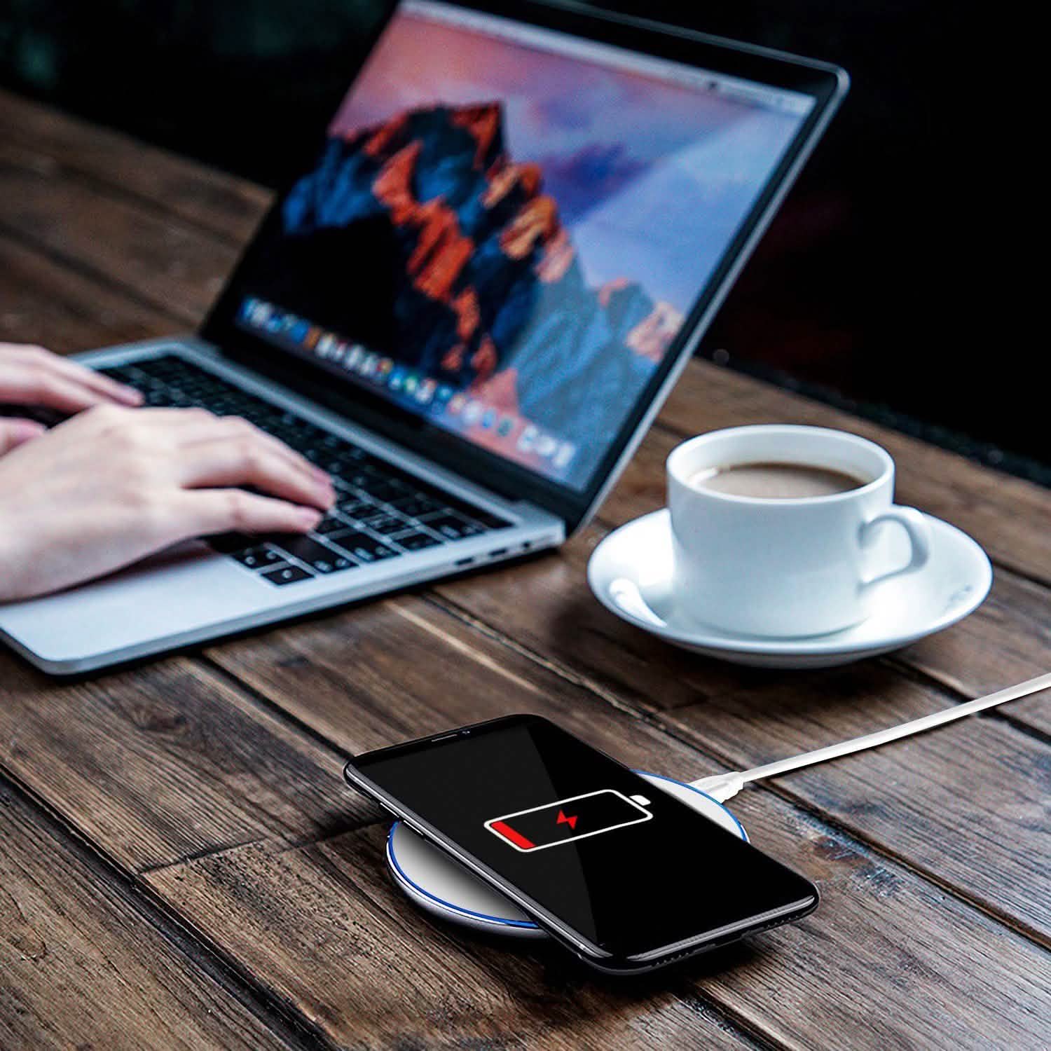 Qi Fast Wireless Charger 10W Charging Pads DailySale