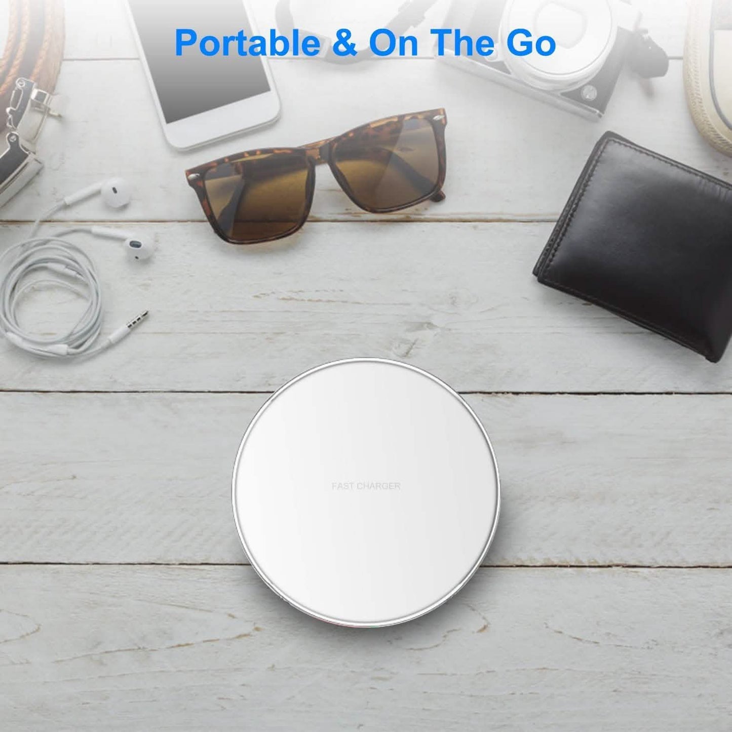 Qi Fast Wireless Charger 10W Charging Pads DailySale