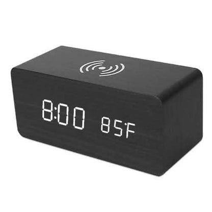Qi Wireless Charger Digital Alarm Clock DailySale