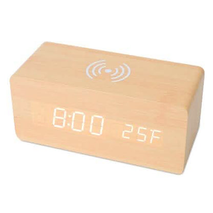 Qi Wireless Charger Digital Alarm Clock DailySale