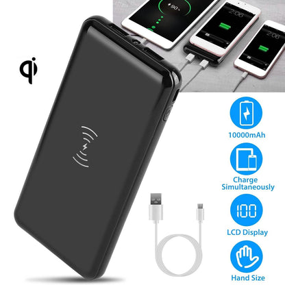 Qi Wireless Charging Station 10000mAh Power Bank DailySale