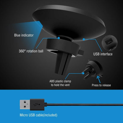 Qi Wireless Magnetic Car Charger DailySale