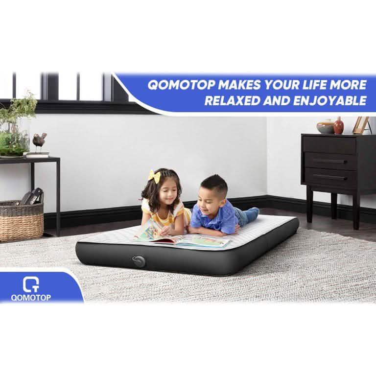 QOMOTOP Ultra Thick Self-Inflating Camping Mattress DailySale