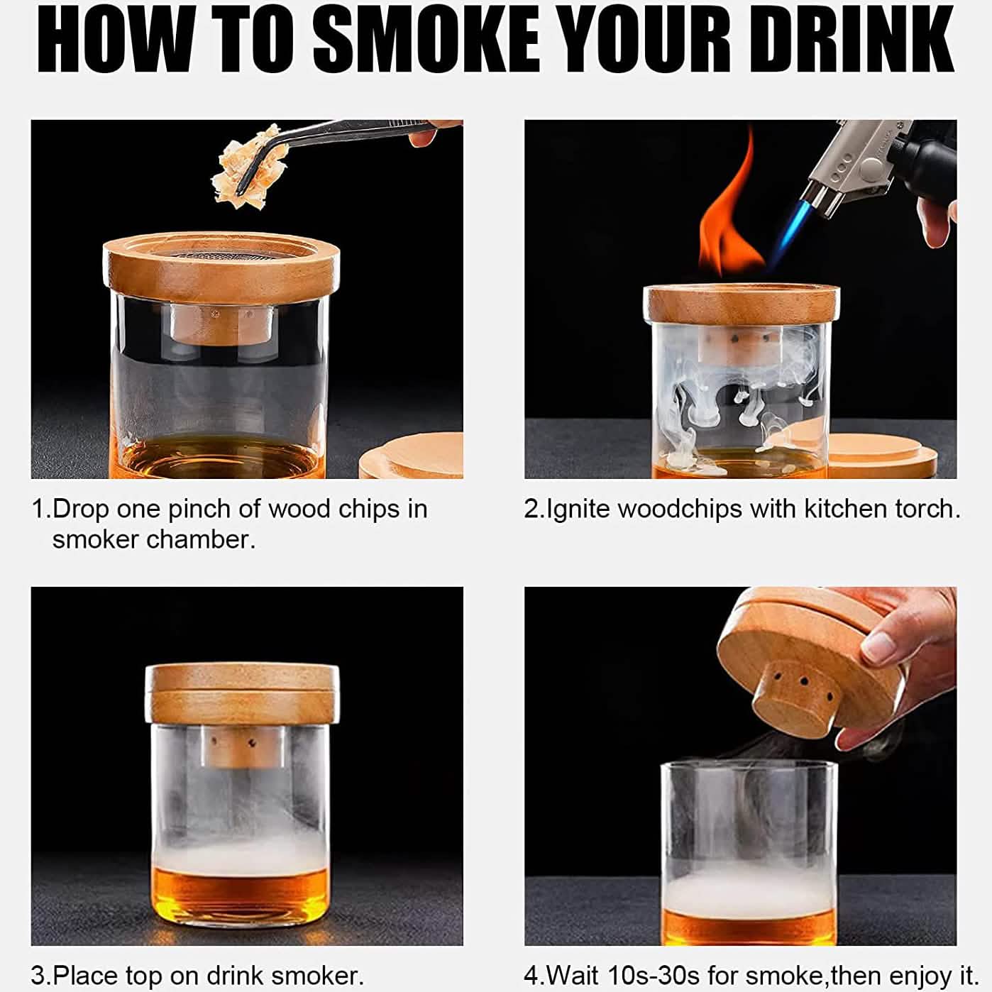 QQCherry Cocktail Smoker Kit DailySale