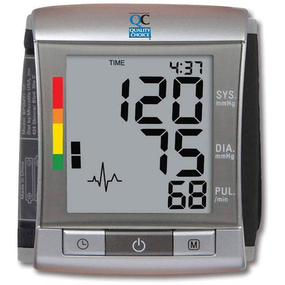 Quality Choice Deluxe Automatic Wrist Cuff Blood Pressure Monitor DailySale