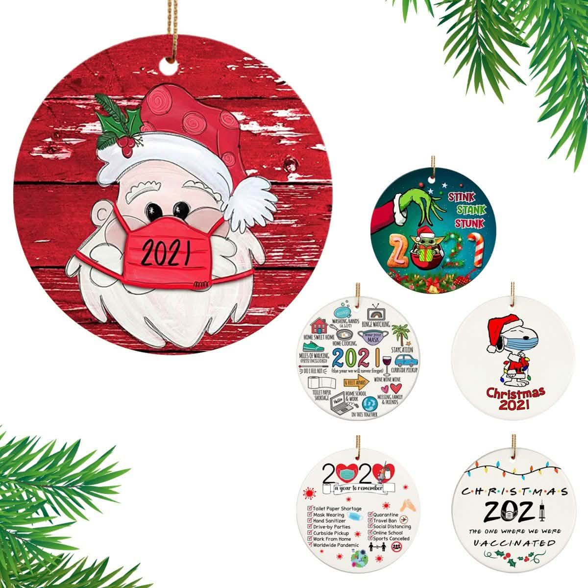 Quarantine Special Christmas Tree Ornaments DailySale