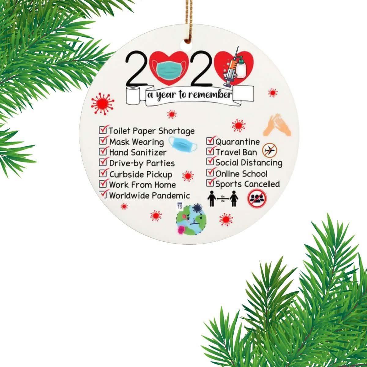 Quarantine Special Christmas Tree Ornaments DailySale