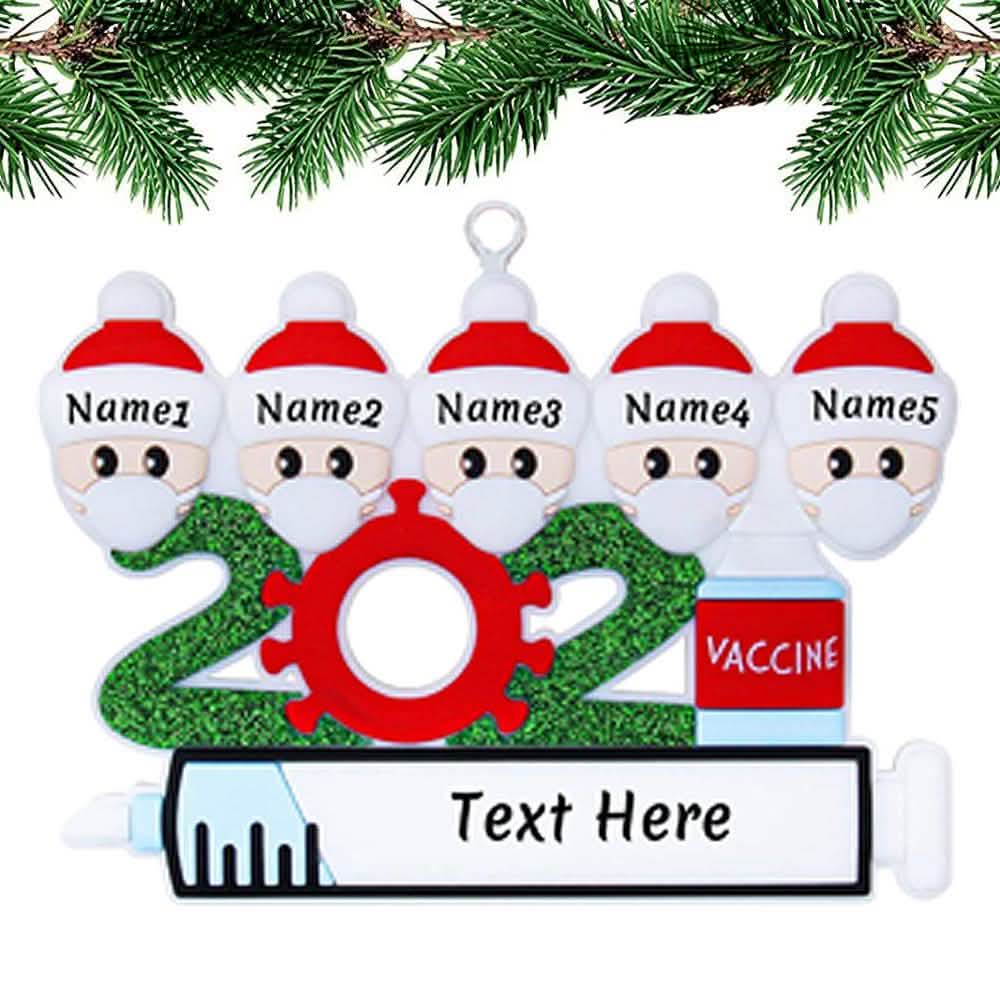 Quarantine Special Family Christmas Ornaments Personalized Gifts DailySale