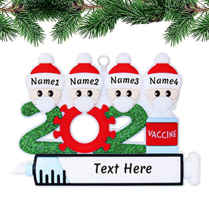 Quarantine Special Family Christmas Ornaments Personalized Gifts DailySale