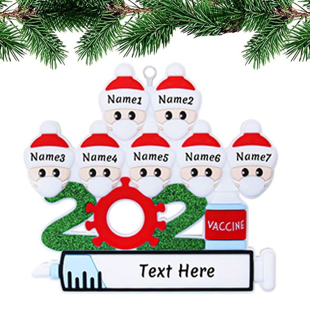 Quarantine Special Family Christmas Ornaments Personalized Gifts DailySale