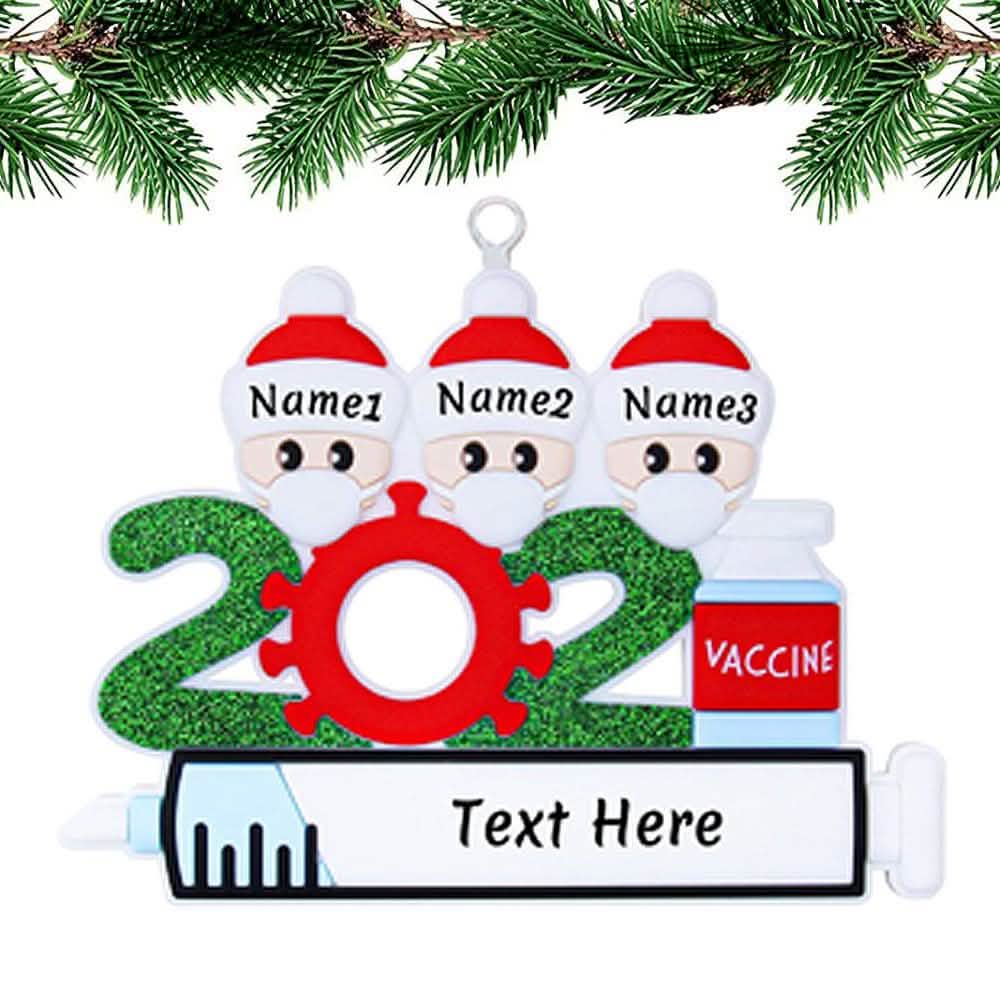 Quarantine Special Family Christmas Ornaments Personalized Gifts DailySale