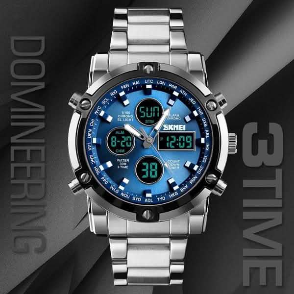 Quartz Men's Digital Clock Fashion Watch Relogio Masculino 1389 DailySale