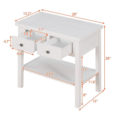Queen Size Canopy Bed with 2 Nightstands DailySale