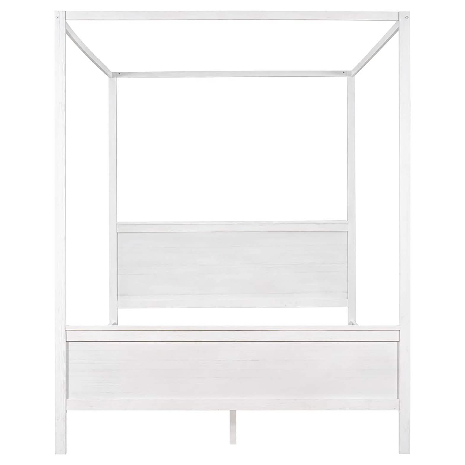 Queen Size Canopy Bed with 2 Nightstands DailySale