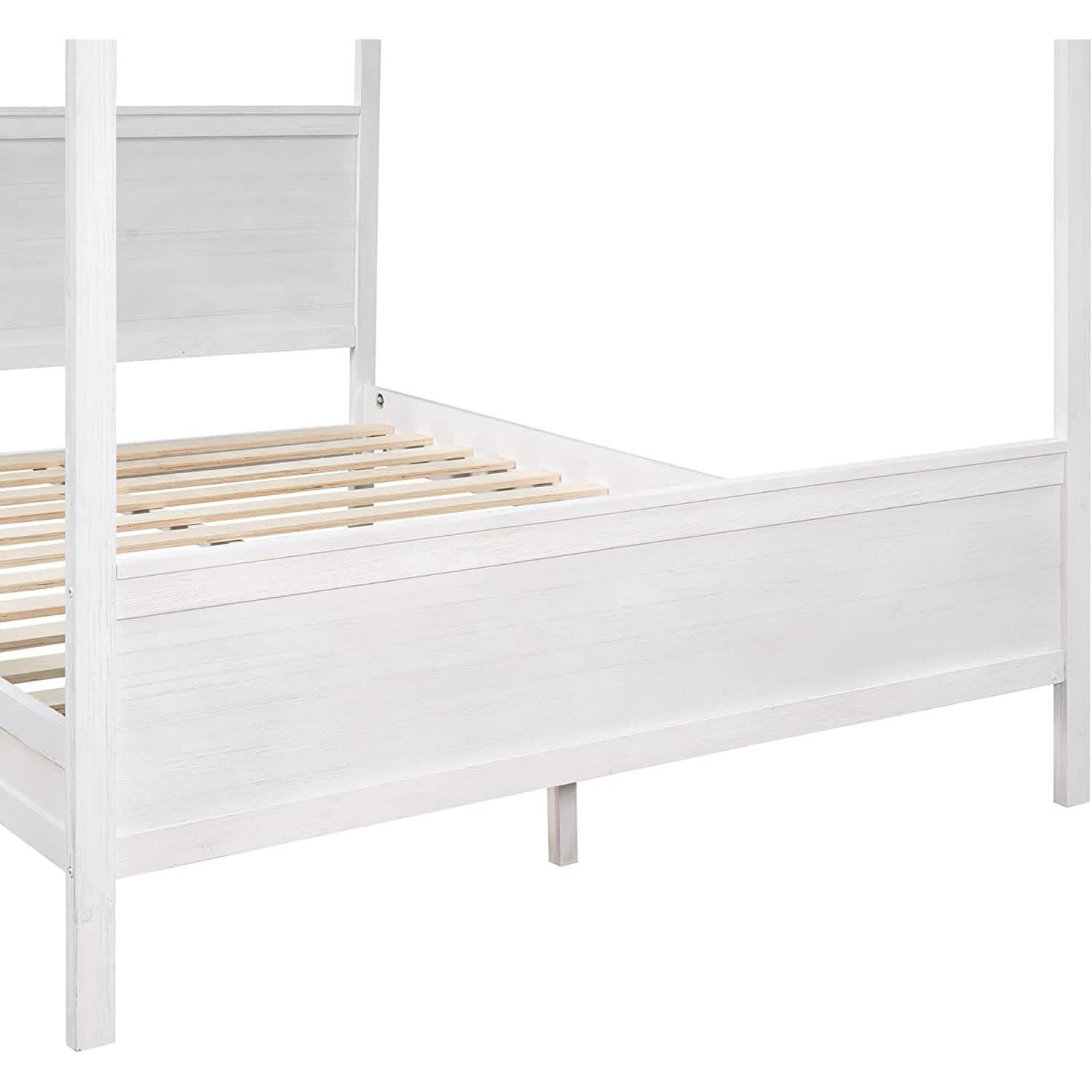 Queen Size Canopy Bed with 2 Nightstands DailySale