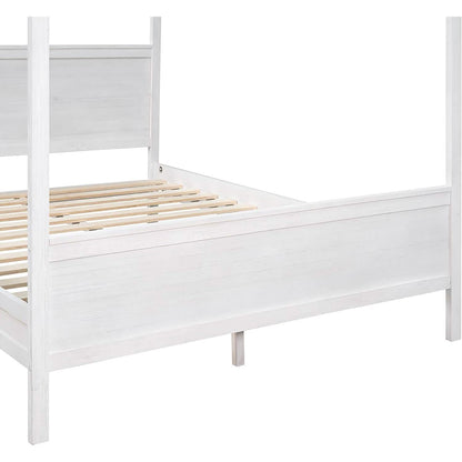Queen Size Canopy Bed with 2 Nightstands DailySale