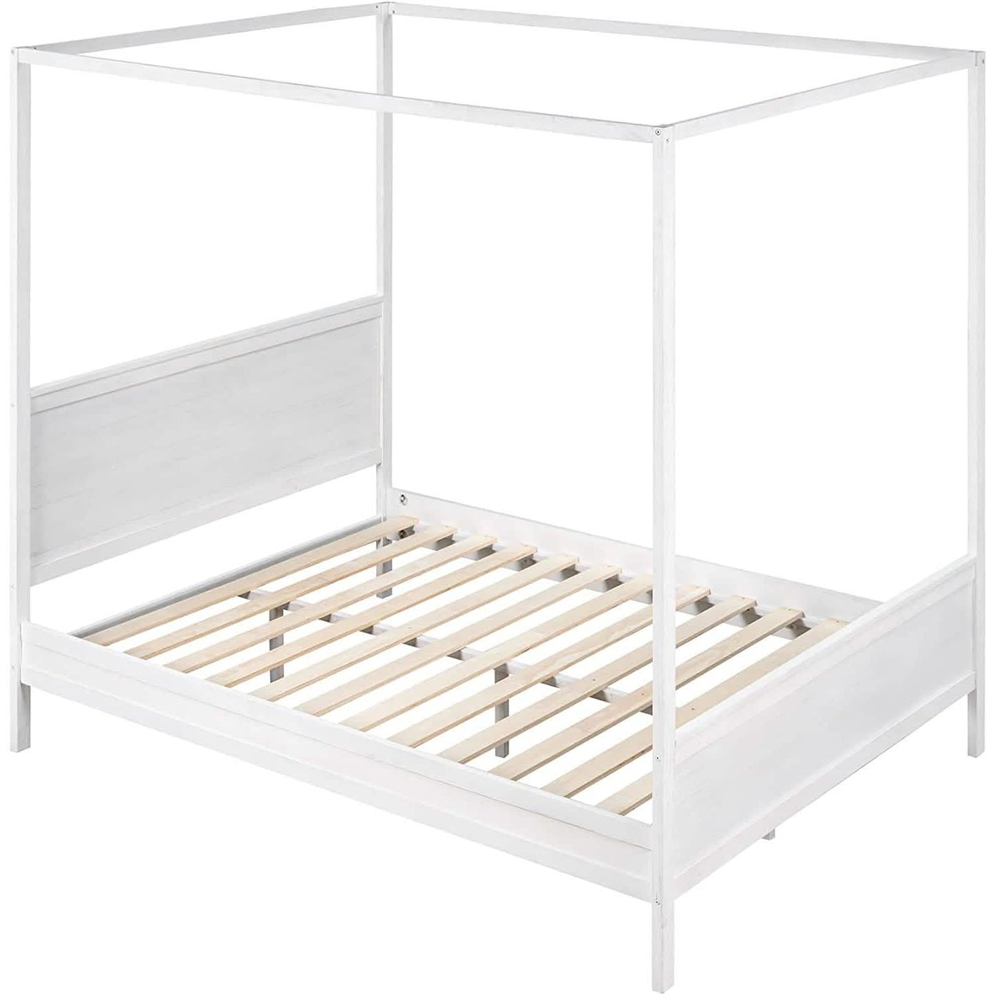 Queen Size Canopy Bed with 2 Nightstands DailySale