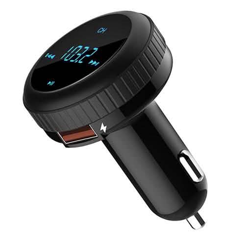 Quick Charge 3.0 Car Charger Wireless 4.2 FM Transmitter 23W 3A Dual USB DailySale