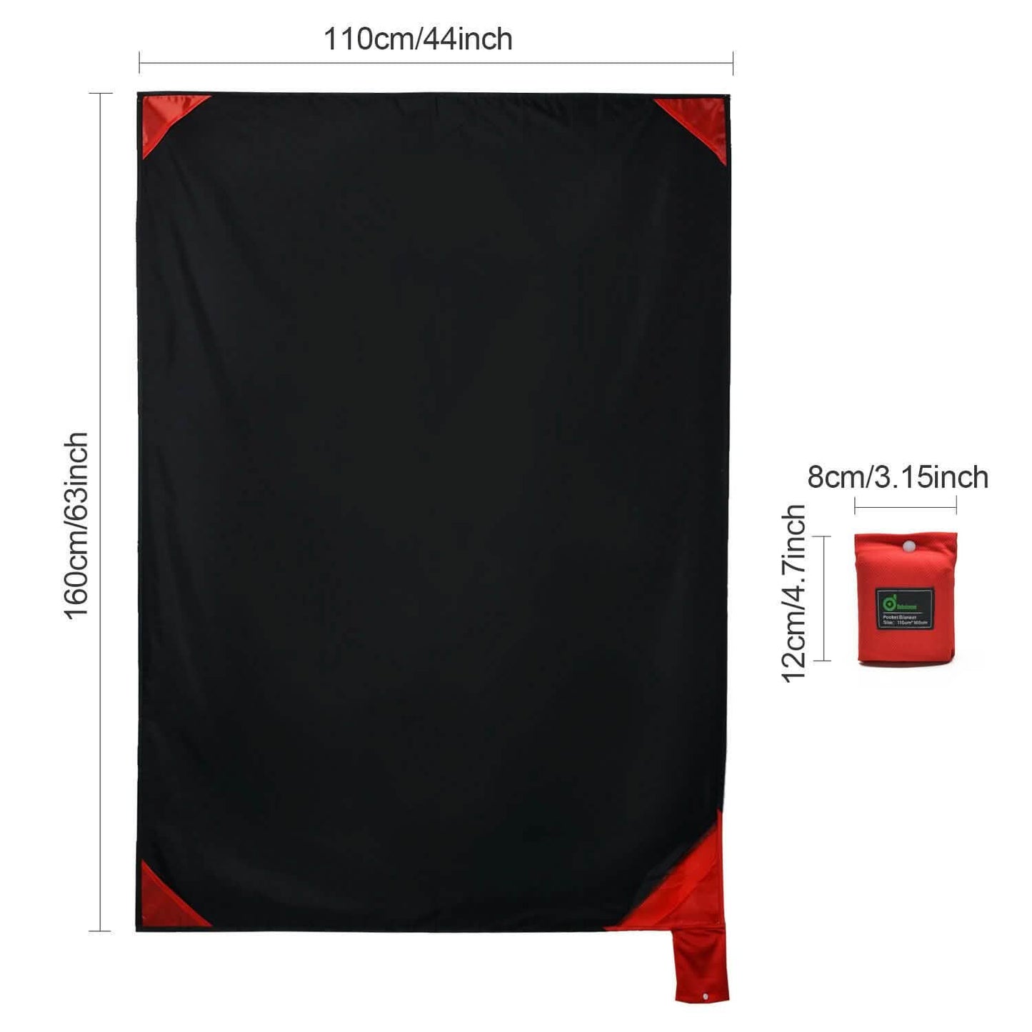 Quick Drying Mat Waterproof Picnic Sheet Beach Blanket Pocket Sand Pad DailySale
