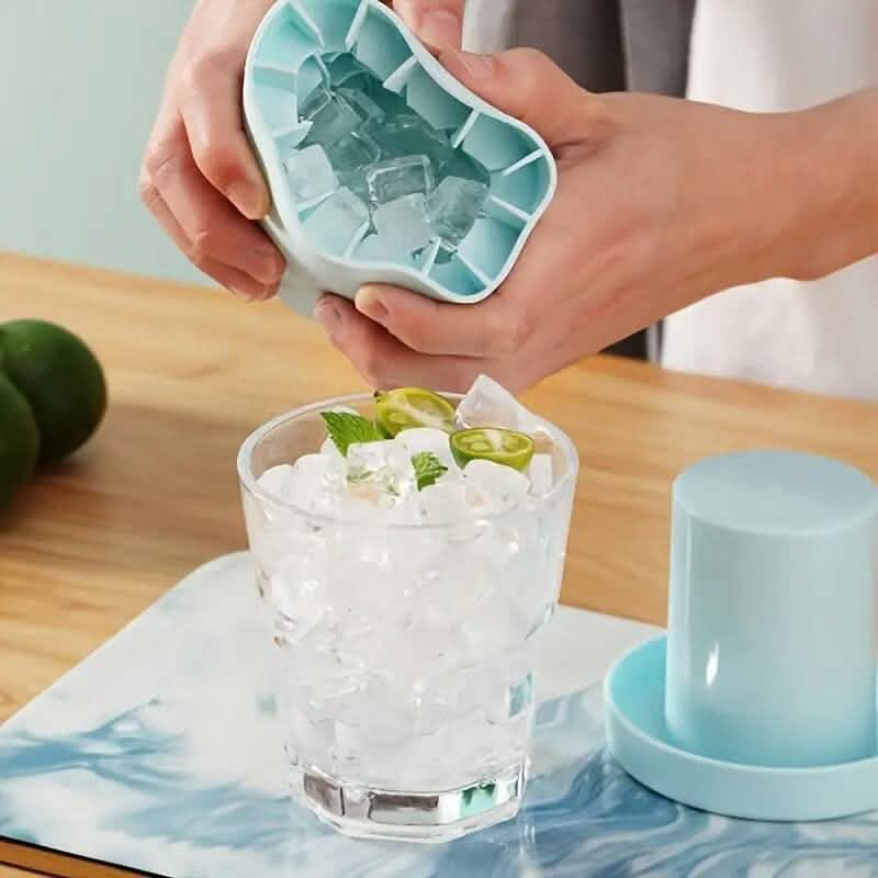 Quick Freezer Silicone Ice Cube Mold DailySale