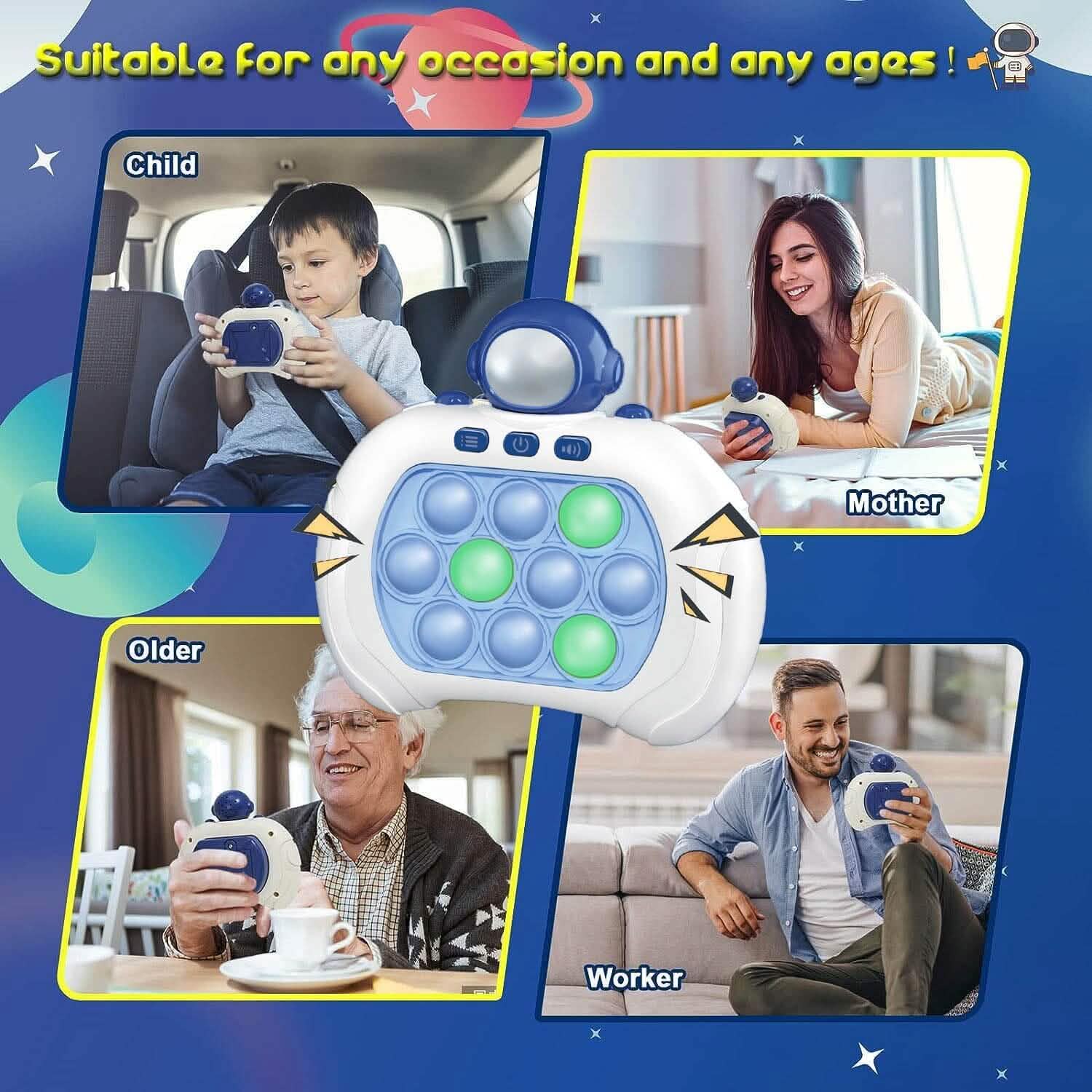 Quick Push Pop Game-it Fidget Toys Pro for Kids and Adults DailySale