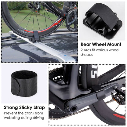 Quick Release Bike Fork Block Mount Rack for Car Roof DailySale