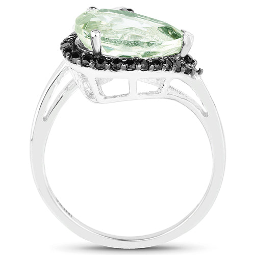 3.42 Carat Genuine Multi Stone .925 Sterling Silver Ring Bids.com