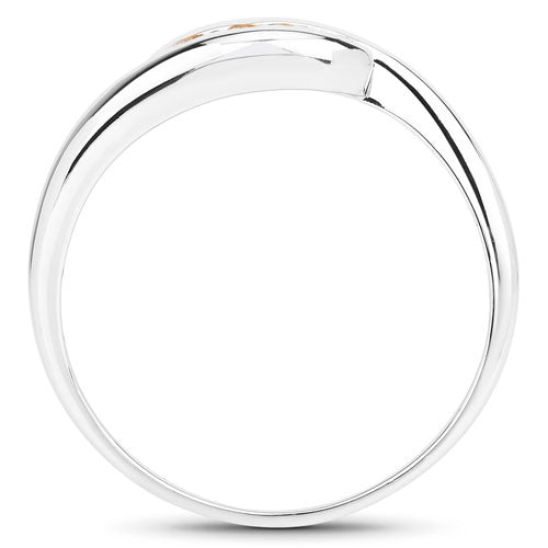 0.55 Carat Genuine Citrine .925 Sterling Silver Ring Bids.com