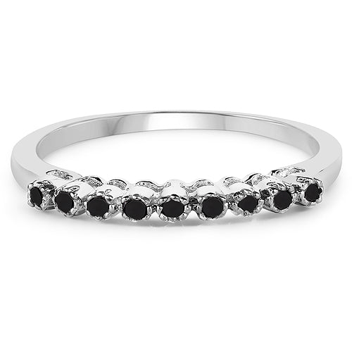0.32 Carat Genuine Multi Diamond .925 Sterling Silver Ring Bids.com