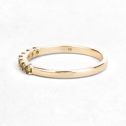 0.22 Carat Genuine Dark Yellow Diamond 14K Yellow Gold Ring (I1-I2) Bids.com