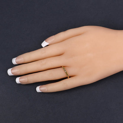 0.22 Carat Genuine Dark Yellow Diamond 14K Yellow Gold Ring (I1-I2) Bids.com