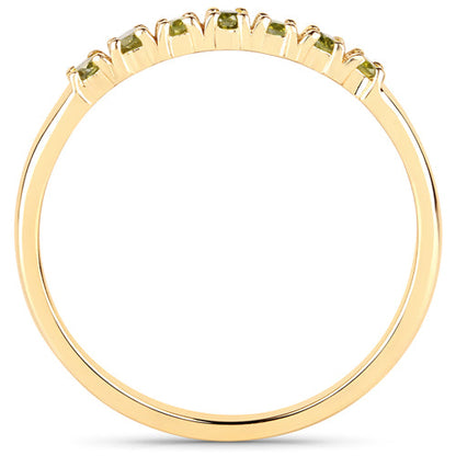 0.22 Carat Genuine Dark Yellow Diamond 14K Yellow Gold Ring (I1-I2) Bids.com