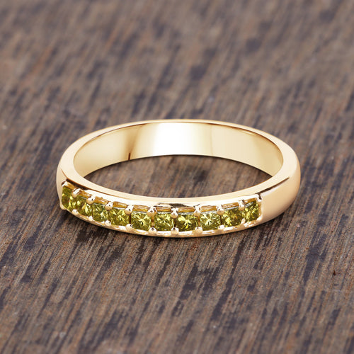 0.27 Carat Genuine Yellow Diamond 14K Yellow Gold Ring (SI1-SI2) Bids.com
