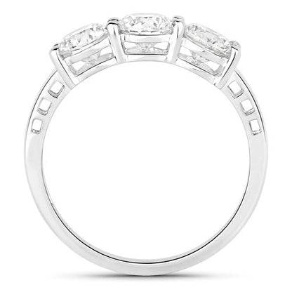 1.50 Carat Genuine Lab Grown Diamond 14K White Gold Ring Bids.com