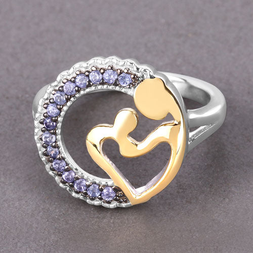 0.28 Carat Genuine Tanzanite .925 Sterling Silver Ring Bids.com
