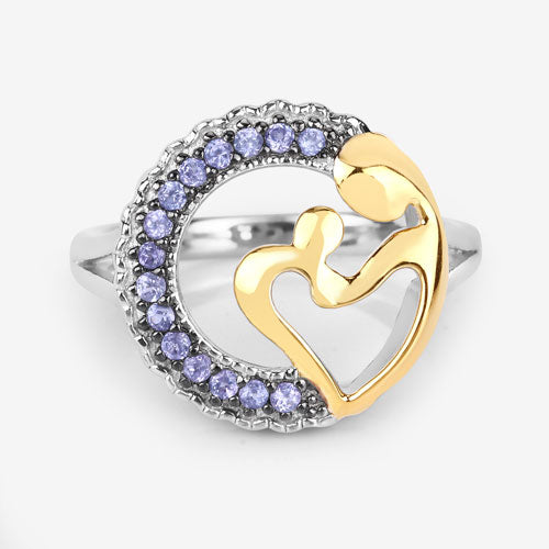 0.28 Carat Genuine Tanzanite .925 Sterling Silver Ring Bids.com