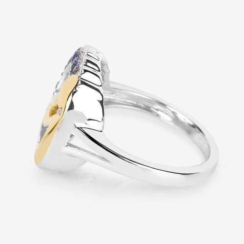 0.28 Carat Genuine Tanzanite .925 Sterling Silver Ring Bids.com